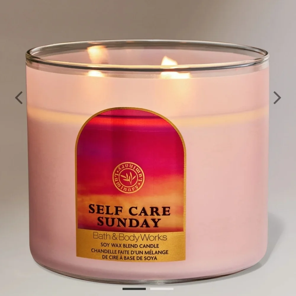 🆕️🧖‍♀️ BBW SELF CARE SUNDAY 3 WICK CANDLE🧖‍♀️ - Picture 2 of 2